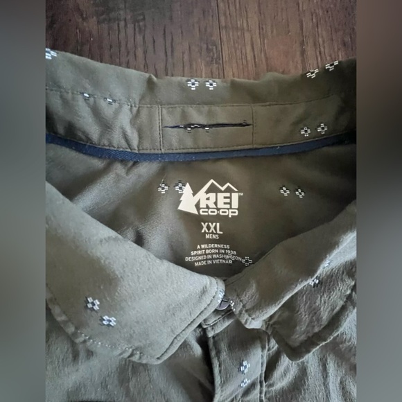 REI Co-Op Hiking Shirt Men XXL Long Sleeve Button Down Outdoor - Picture 6 of 9
